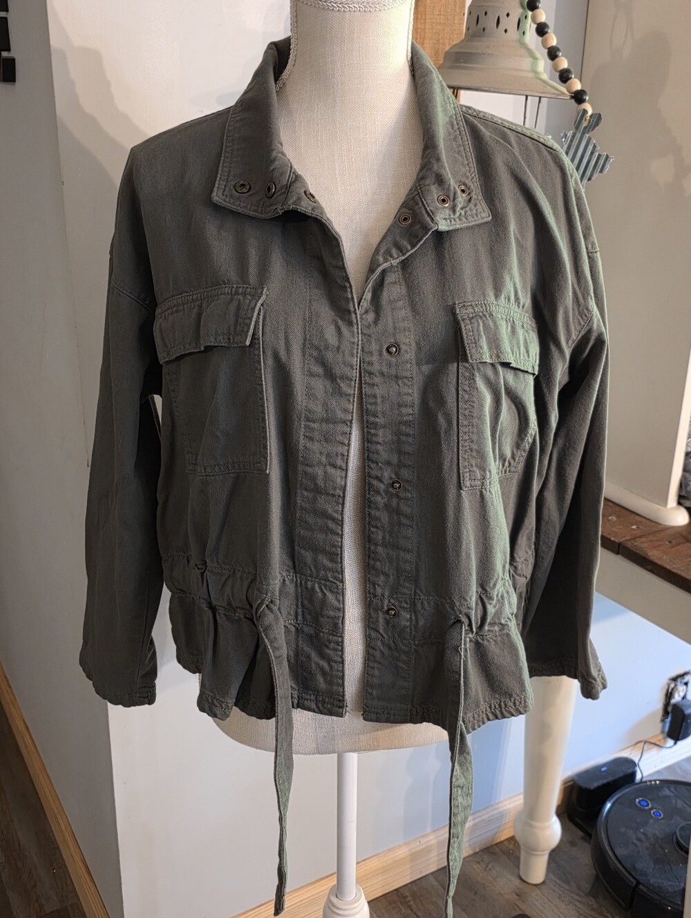 Army Green Utility Type Jacket
